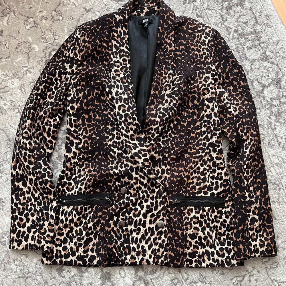 Paige Boyfriend Blazer with Metal Snaps